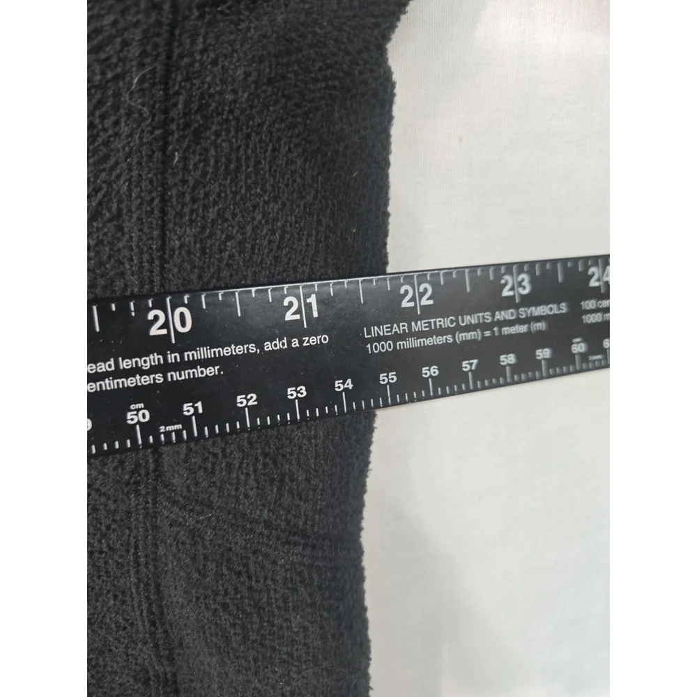 Marmot Fleece Full Zip Mock Jacket Men's M Black Outdoor Hiking Zipper Pockets